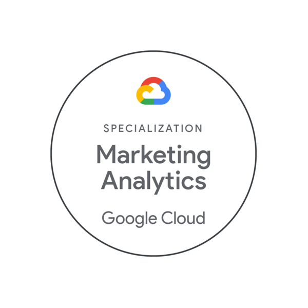 Marketing Analytics Google Cloud Partner Specialisation