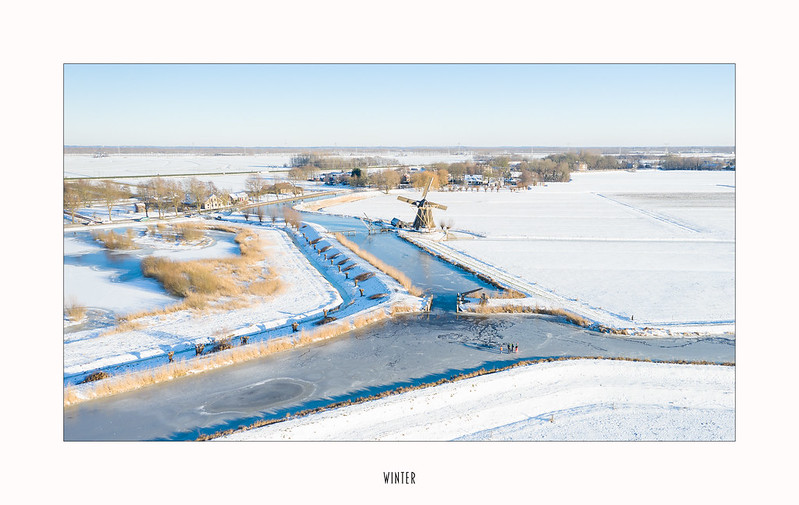 Winter landscape - Drone