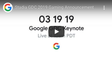 Stadia GDC 2019 Gaming Announcements