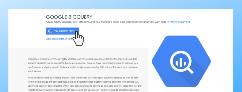 BigQuery sandbox lets you explore BQ for free 