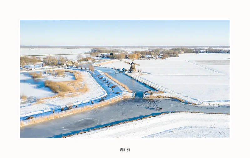 Winter landscape - Drone
