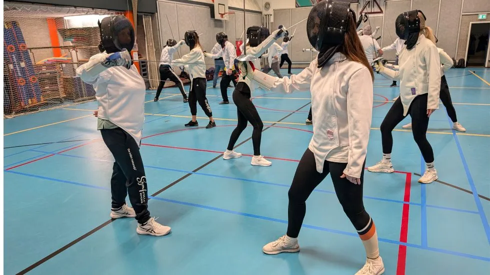 A fencing session with the Crystalloids team
