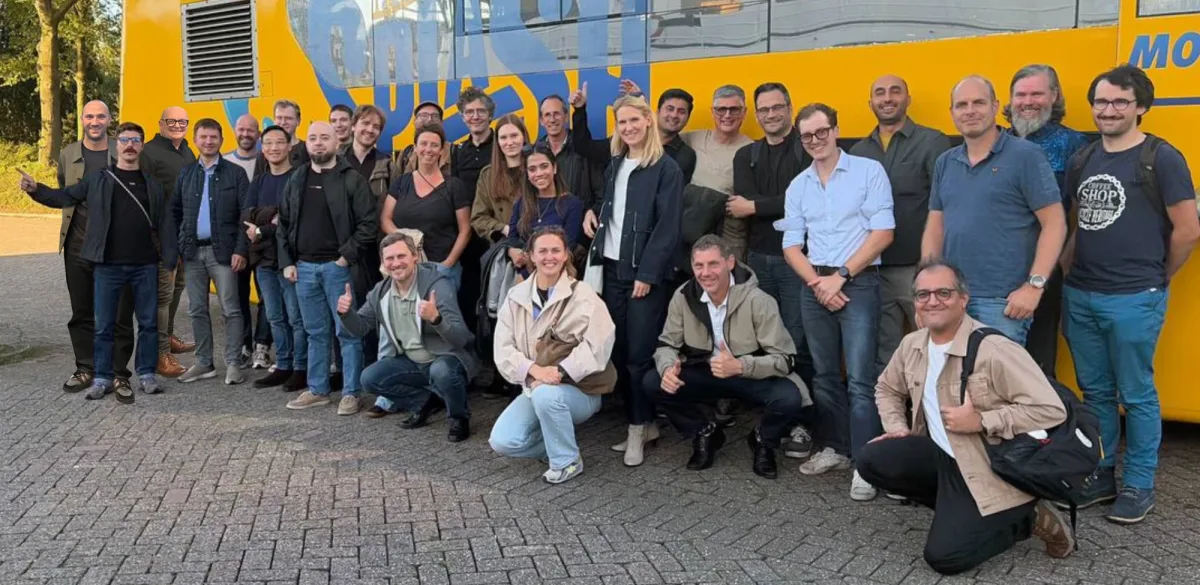 Het team van Crystalloids bij elkaar