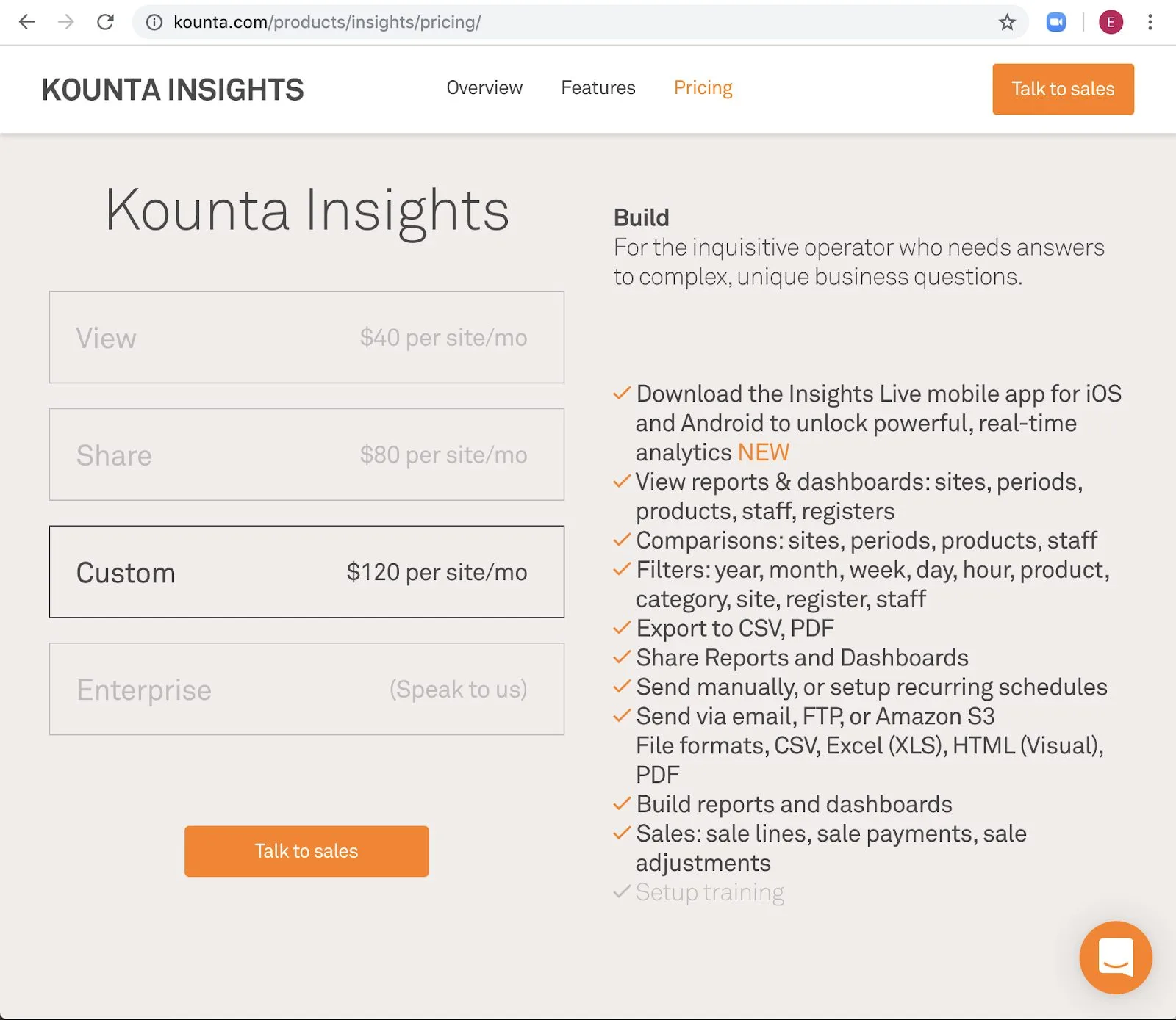 Kounta Insights
